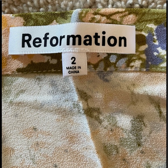 Reformation Bea Skirt Color: Countryside - Picture 9 of 16